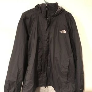 The north face rain jacket large